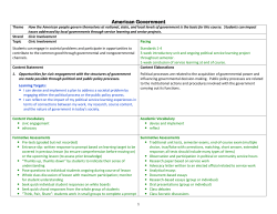 American Government - Worthington Schools