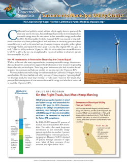 Sacramento Municipal Utility District