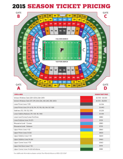 2015 season ticket pricing - Tickets