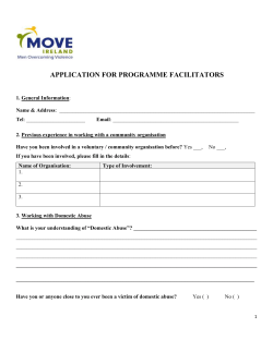 Application Form
