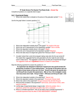 Answer Key - Warren County Schools