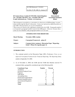 20 7246 6410 Fax: +44 (0)20 7246 6411 E-mail: iasb@iasb