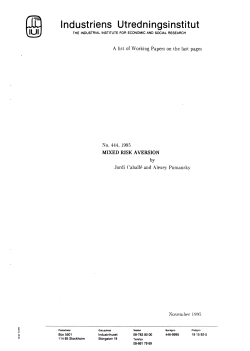 I nd ustriens Utredn i ngsi nstitut