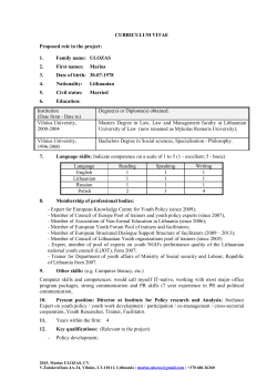 grant contract for a decentralised programme