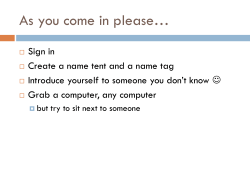 8 Weeks Alice programming content