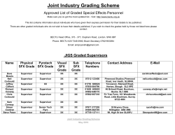 Joint Industry Grading Scheme