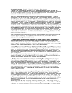 Lecture Notes from Guest Lecture