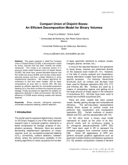 Compact Union of Disjoint Boxes An Efficient Decomposition Model
