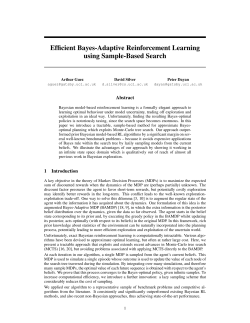 Efficient Bayes-Adaptive Reinforcement Learning using Sample
