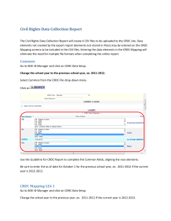 CRDC Data Mapping Non-iPass School 2