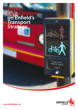 Public Consultation on Enfield`s Transport Strategy