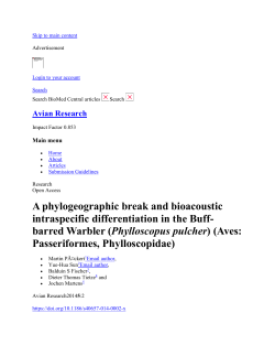 A phylogeographic break and bioacoustic intraspecific differentiation