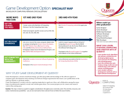 Game Development - Queen`s School of Computing