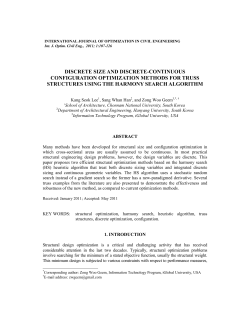 discrete size and discrete-continuous configuration optimization