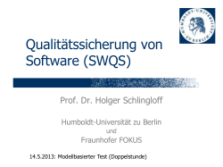 test case - Humboldt-Universit&auml;t zu Berlin