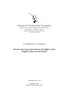 On the interconnection between the higher