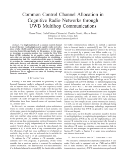 Common Control Channel Allocation in Cognitive Radio Networks