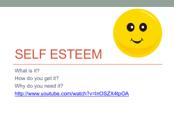 Self Esteem Notes