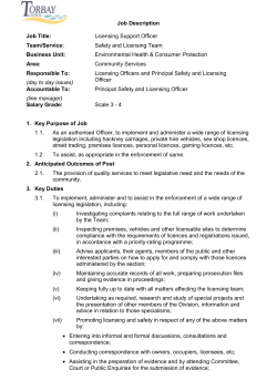 Job Description - Torbay Council