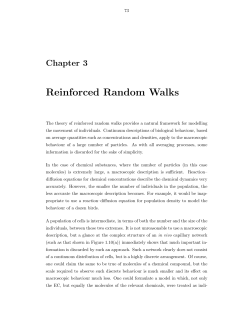 Chapter 3. Reinforced random walks