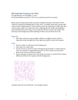 QR Code Best Practices for Print