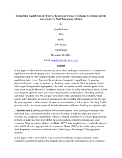 Competitive Equilibrium in Piecewise Linear and Concave
