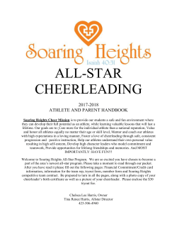 2017-2018 Soaring Heights Packet Print and fill out and bring with