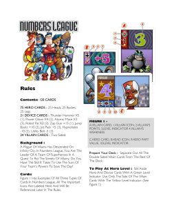 Contents: 120 CARDS 75 HERO CARDS