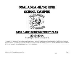 2013 Campus Improvement Plan