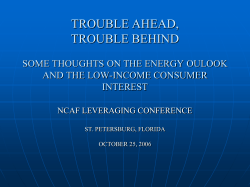 Energy Market Concepts (ppt) - Economic Opportunity Studies