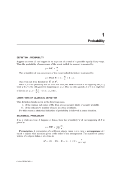 Probability - New Age International