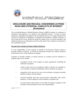 guidelines for avoidance of - Accrediting Bureau of Health Education