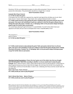 Name: Date: Period: Directions: Fill this out individually but agree on