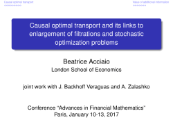 Causal optimal transport and its links to enlargement of filtrations