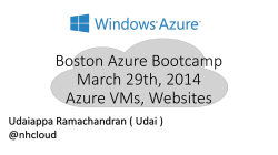 Windows Azure Virtual Machines