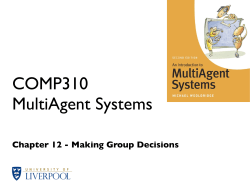 Chapter 12 - Making Group Decisions