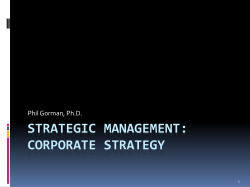 corporate strategy