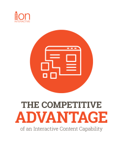 The Competitive Advantage of an Interactive