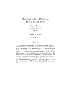 Modeling College Basketball Shot Location Data