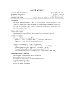 james j. murphy - University of Alaska System