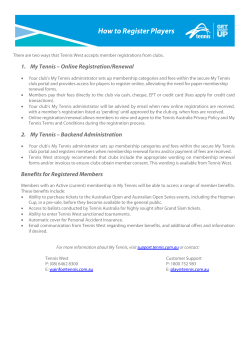 How to Register Players