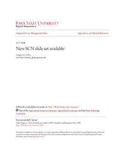 New SCN slide set available