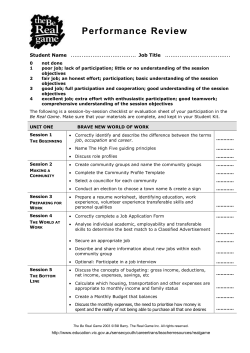 The Be Real Game: Performance Review