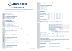 claim form: credit life