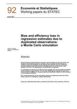 Efficiency loss in regression estimates
