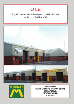 TO LET - D Morgan