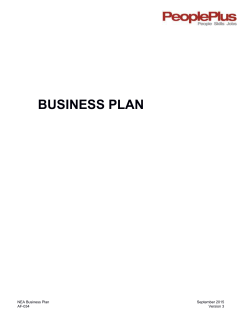 Business Plan Template