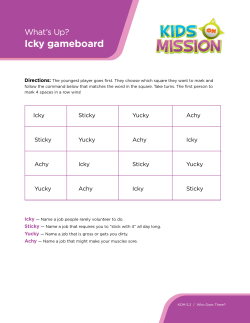 Icky gameboard
