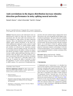 Anti-correlations in the degree distribution increase stimulus