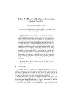 Robust Tracking of Multiple Soccer Robots using Random Finite Sets